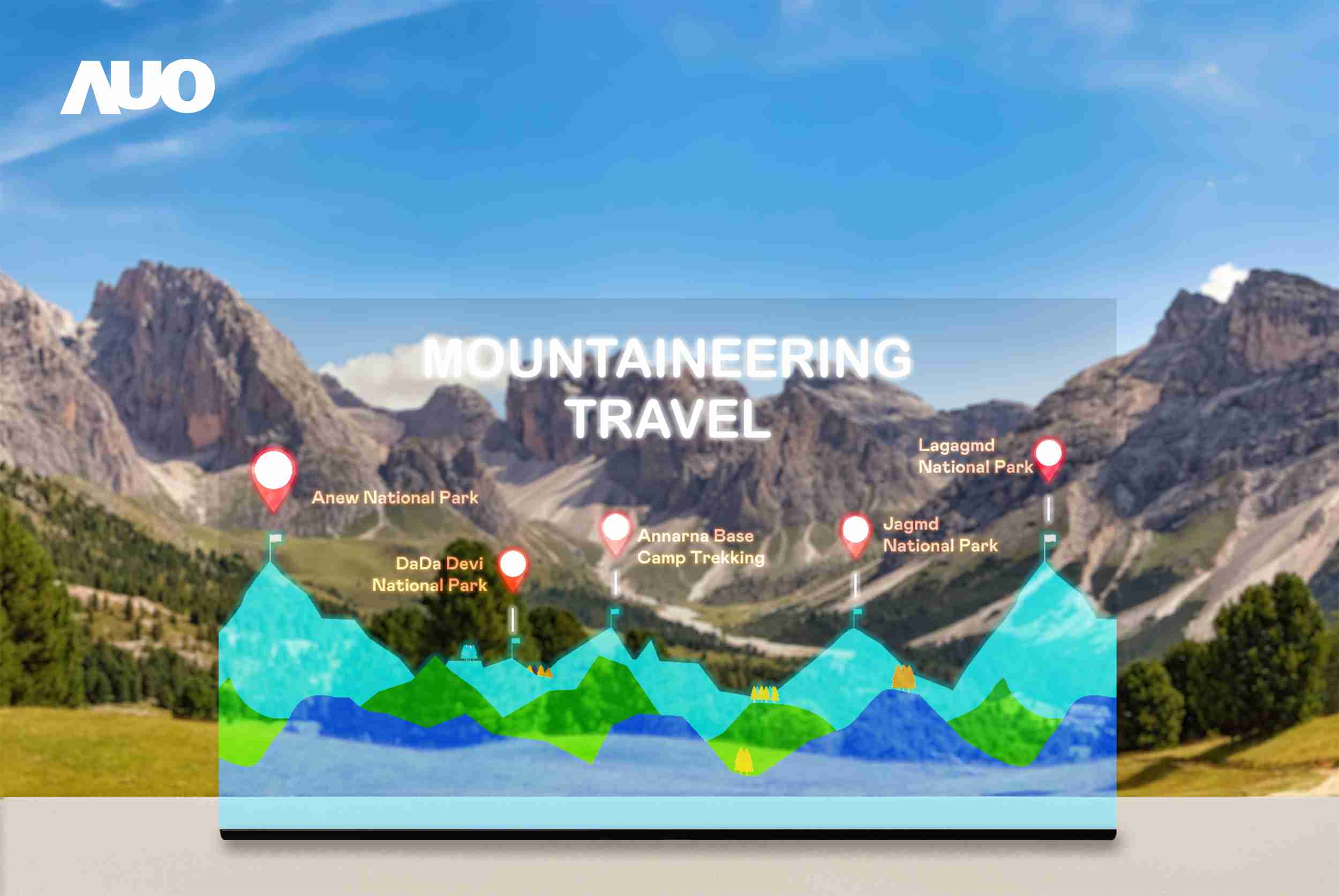 尊龙集团展示全球单片尺寸最大(*)42吋透明Micro LED显示器拼接而成的〝64吋透明Micro LED显示器〞，，，具备高透明度、、1,000 nits高亮度、、广色域、、、采用三边无边框的无缝拼接等多重特色，，，呈现超高清、、细腻画质而不遮挡后方视觉，，，满足层峰需求，，可广泛运用于零售、、、、艺术展览或商业空间等场域